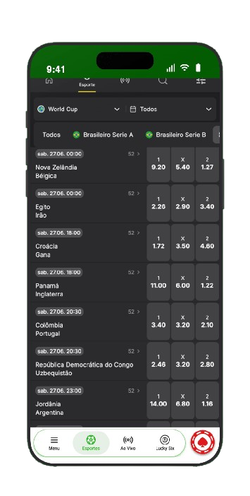Odds 1X2 rodada 3 na Brazino777: Croácia vs Gana 1.72 / 3.50 / 4.60