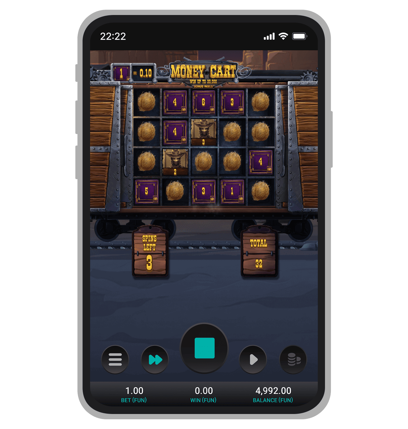 Režim Respins u Money Cart