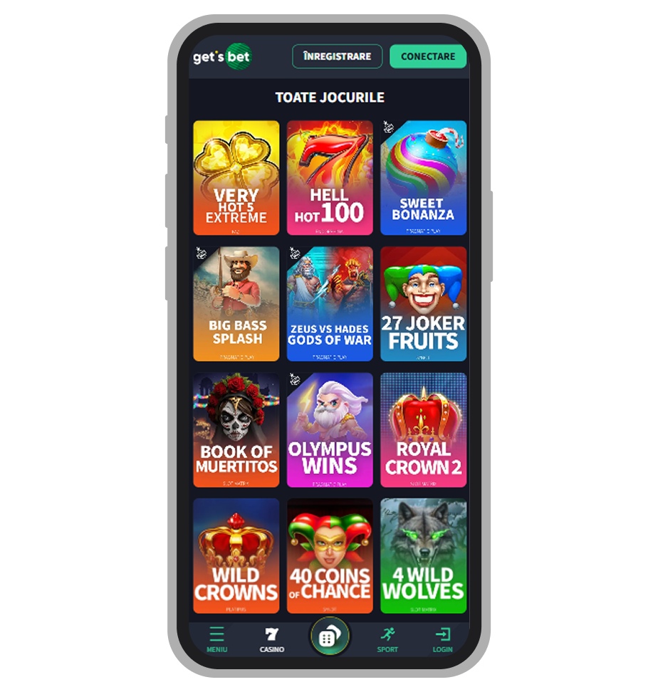 Toate jocurile disponibile la Get’s Bet