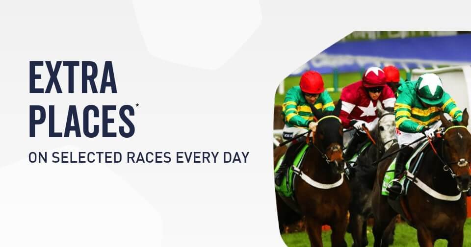 Extra places paid on winning qualifying bets at selected races.