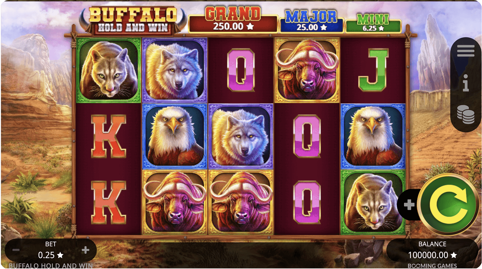 Buffalo Hold and Win