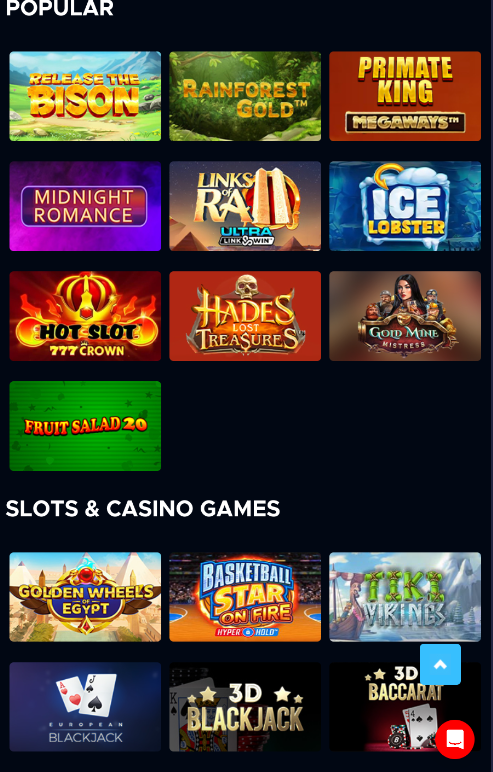 Slots in Bluefox casino