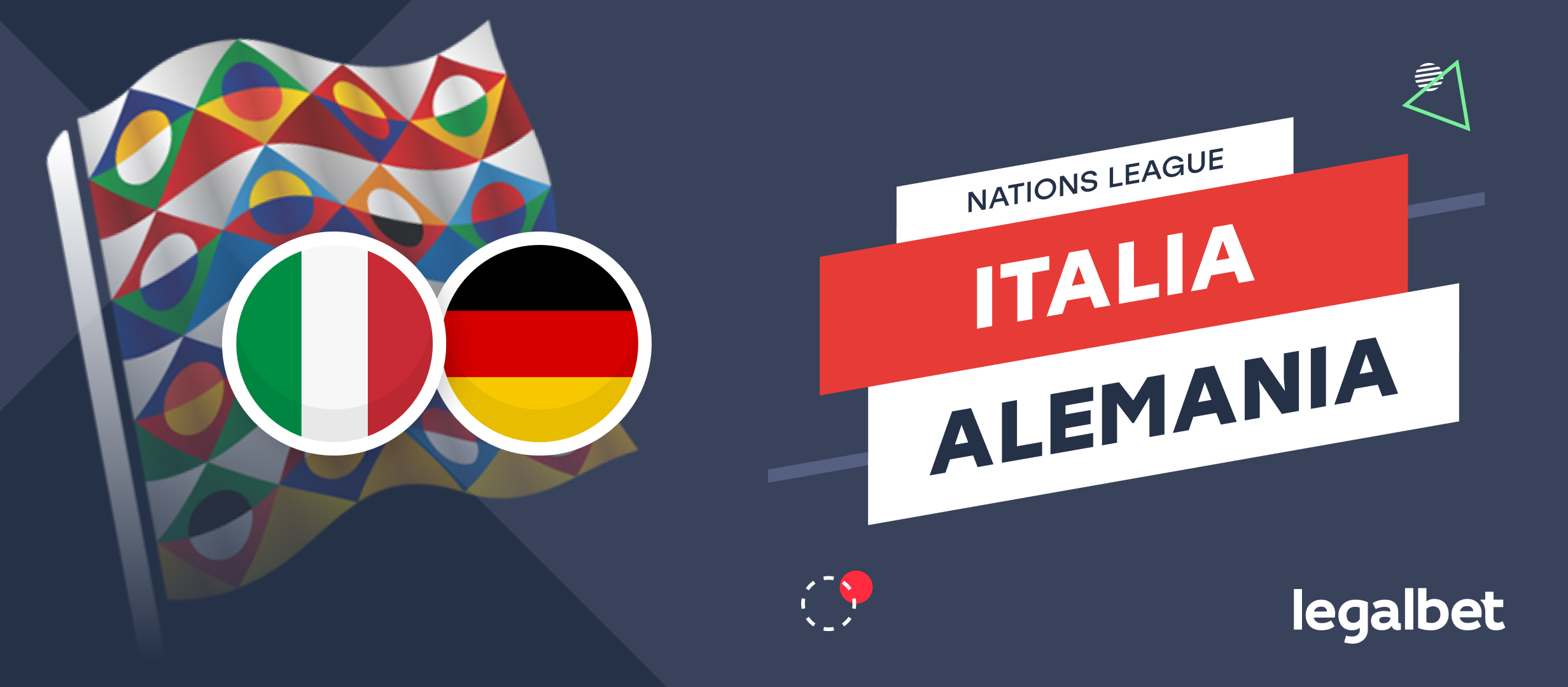 Apuestas y cuotas Italia - Alemania, Nations League 2022