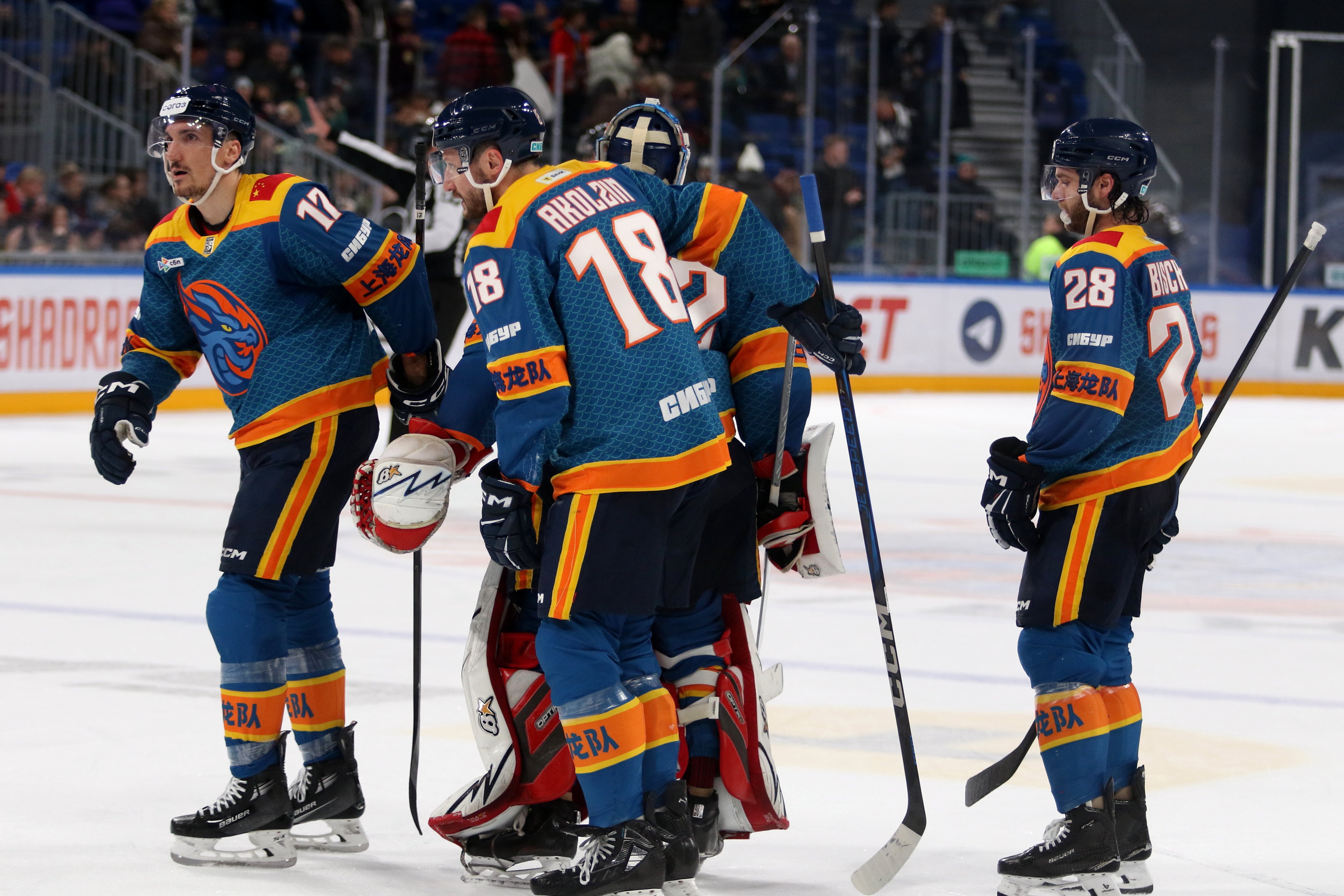 «Шанхай Дрэгонс» прервали серию из пяти поражений, обыграв на выезде «Северсталь».