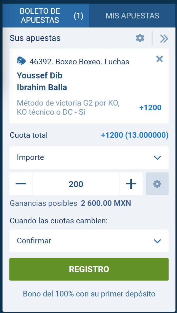 Boleto de apuestas