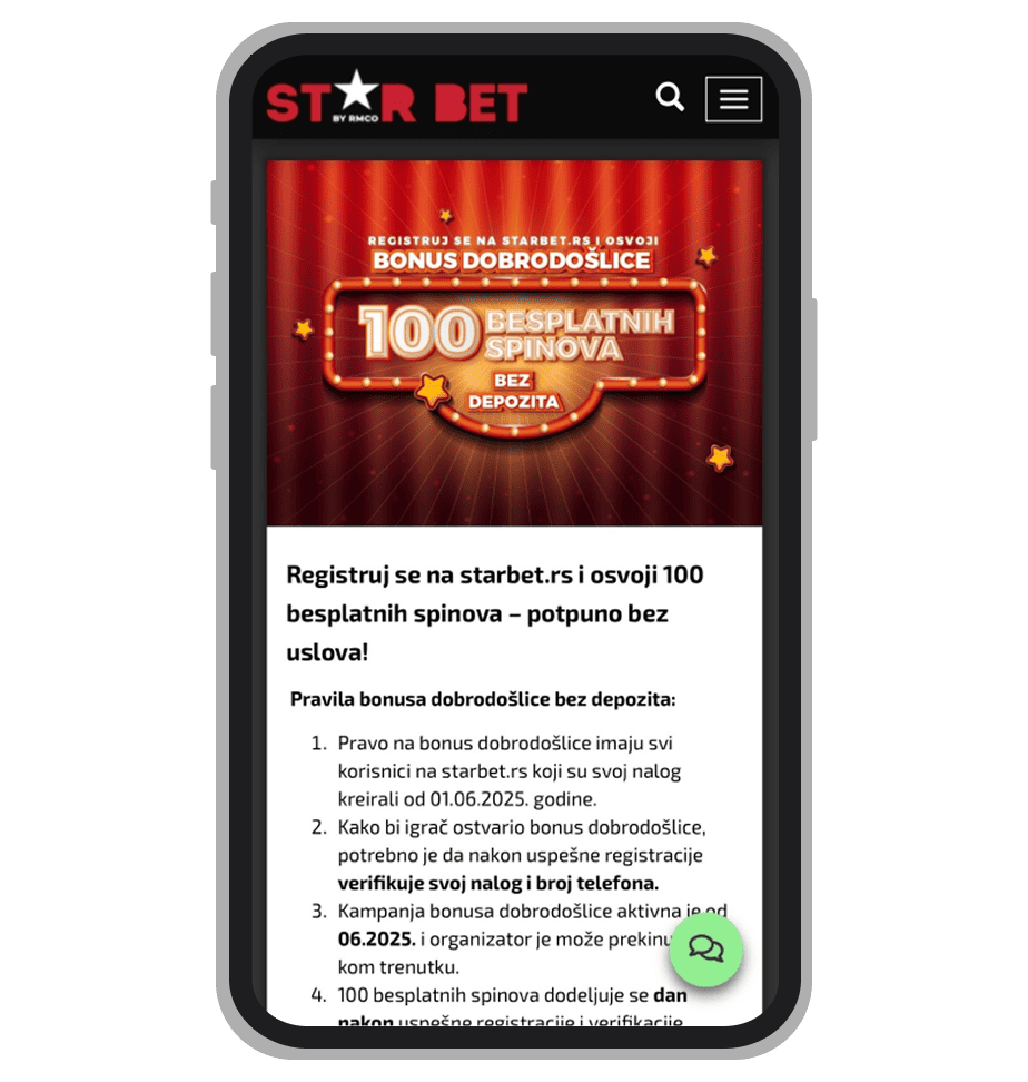Star Bet uslovi za besplatne spinove