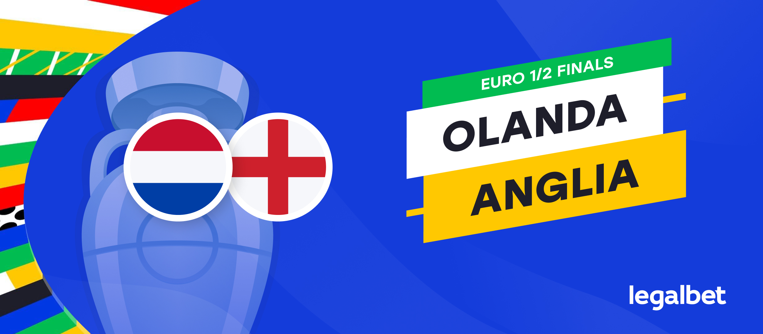 Ponturi Olanda vs Anglia: cote pariuri semifinala EURO 2024