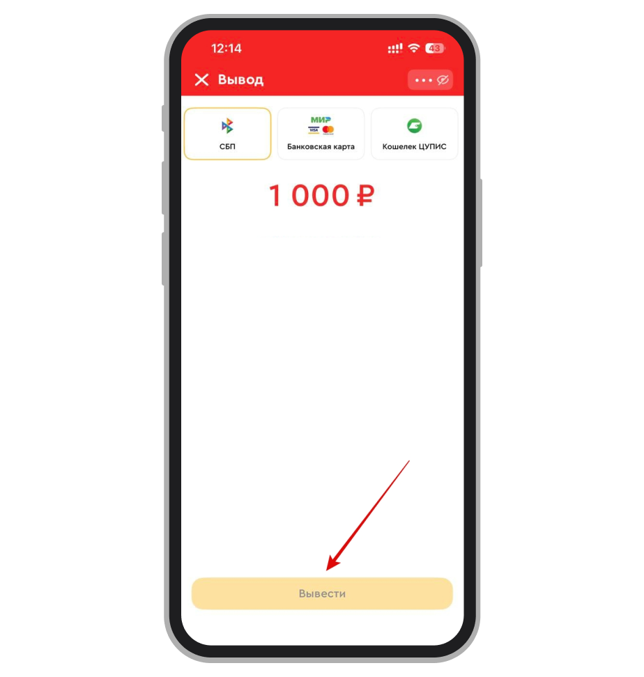 Подтверждение вывода