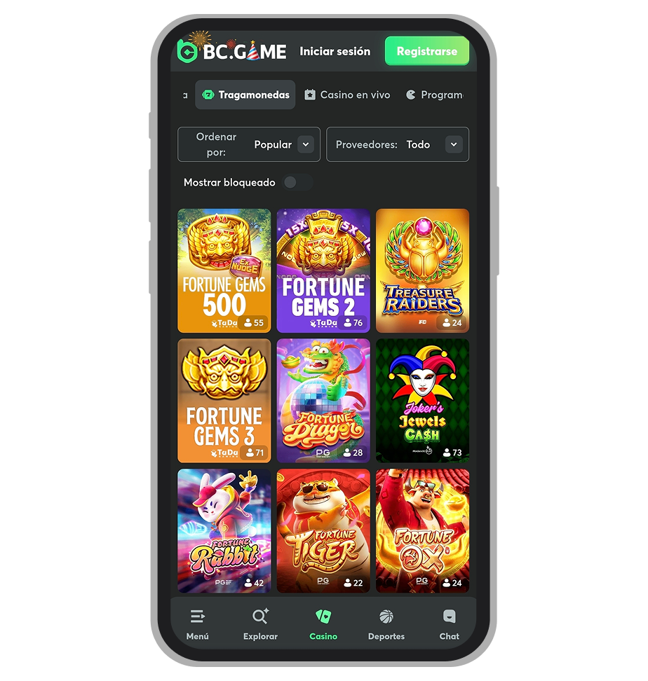 BC.Game Tragamonedas