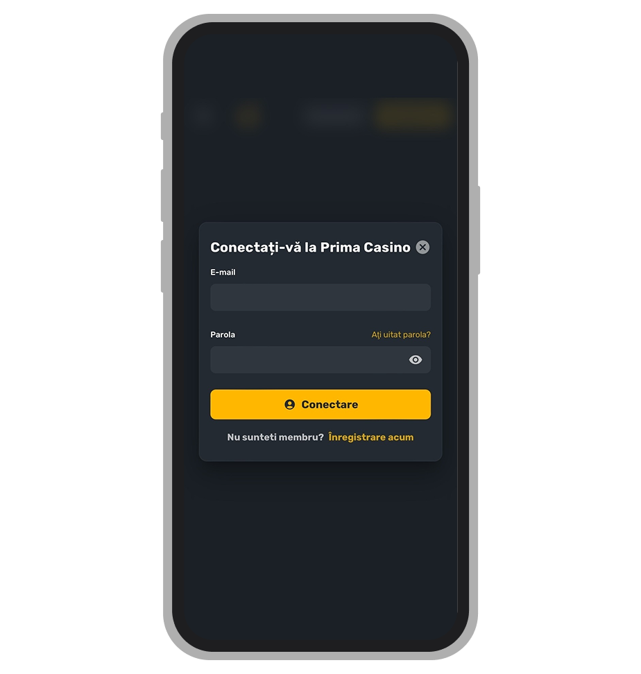 Autentificare la Prima Casino