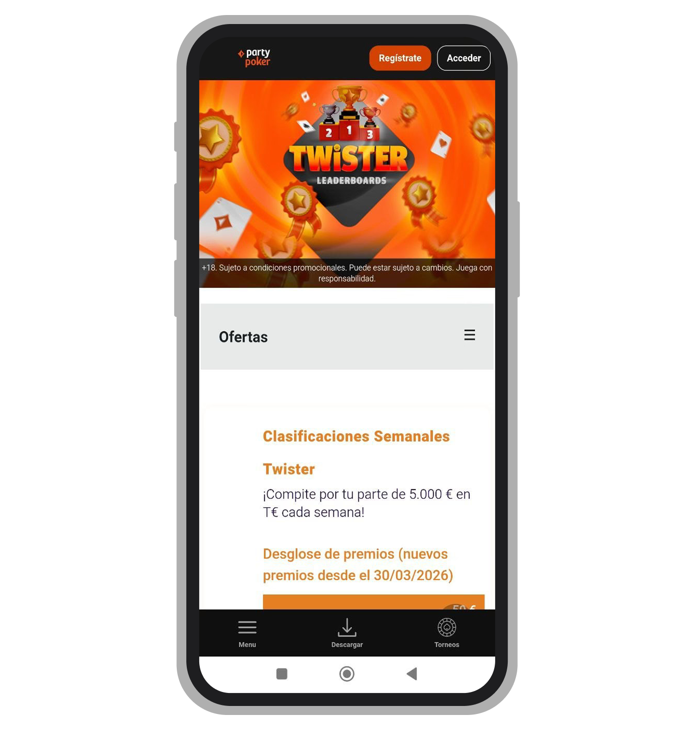 Twister. Party Poker