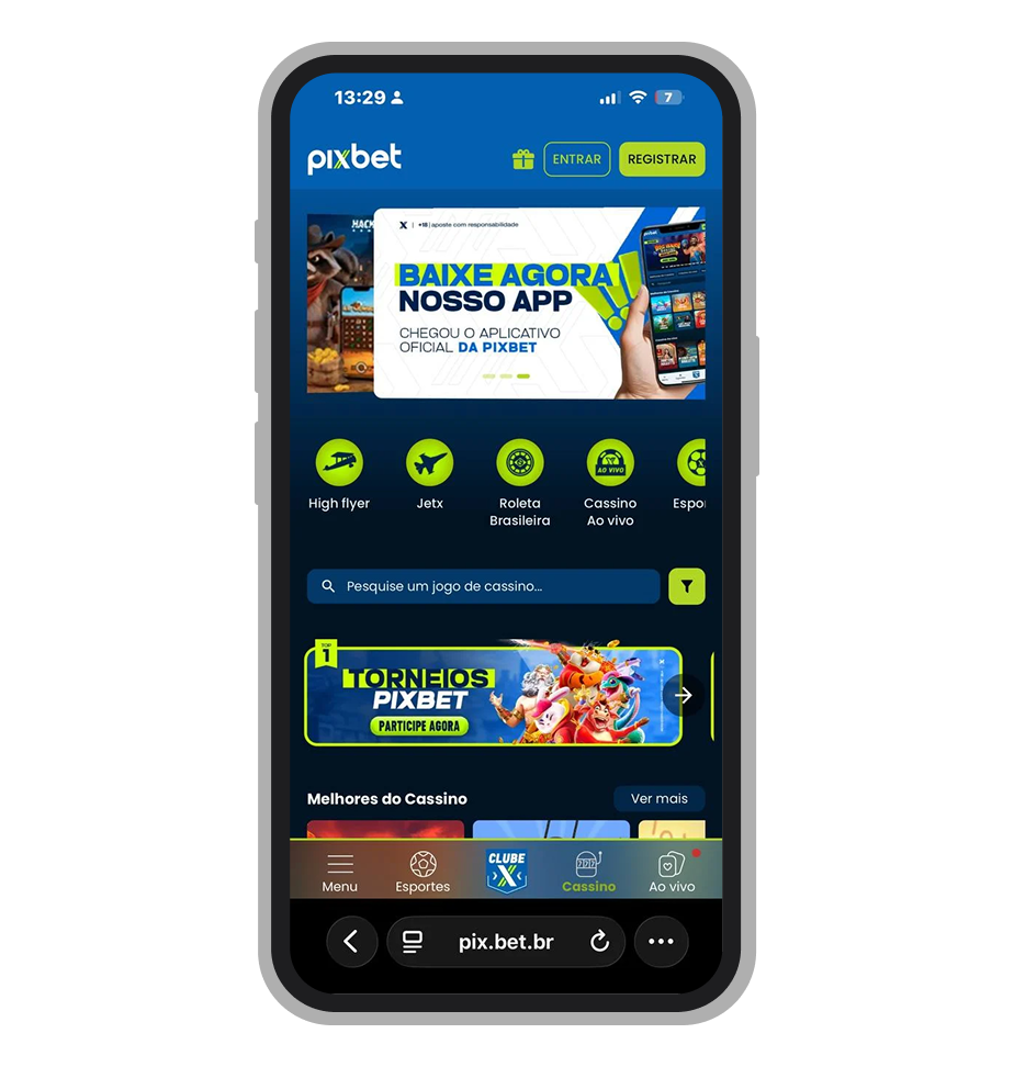 Cassino online da marca Pixbet