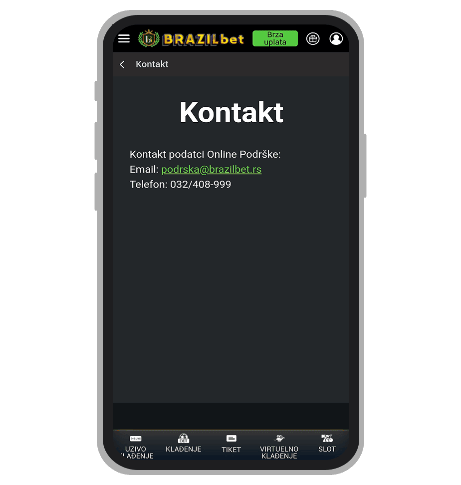 Brazilbet kontakt