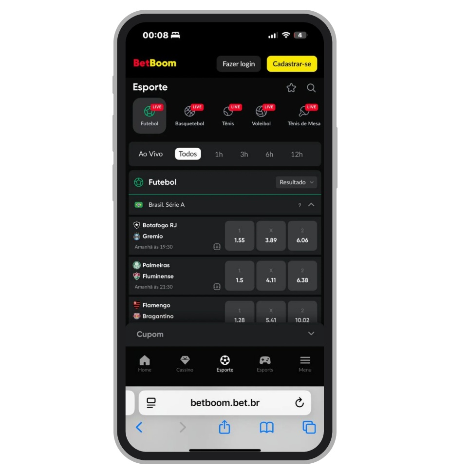 A casa de apostas BetBoom 