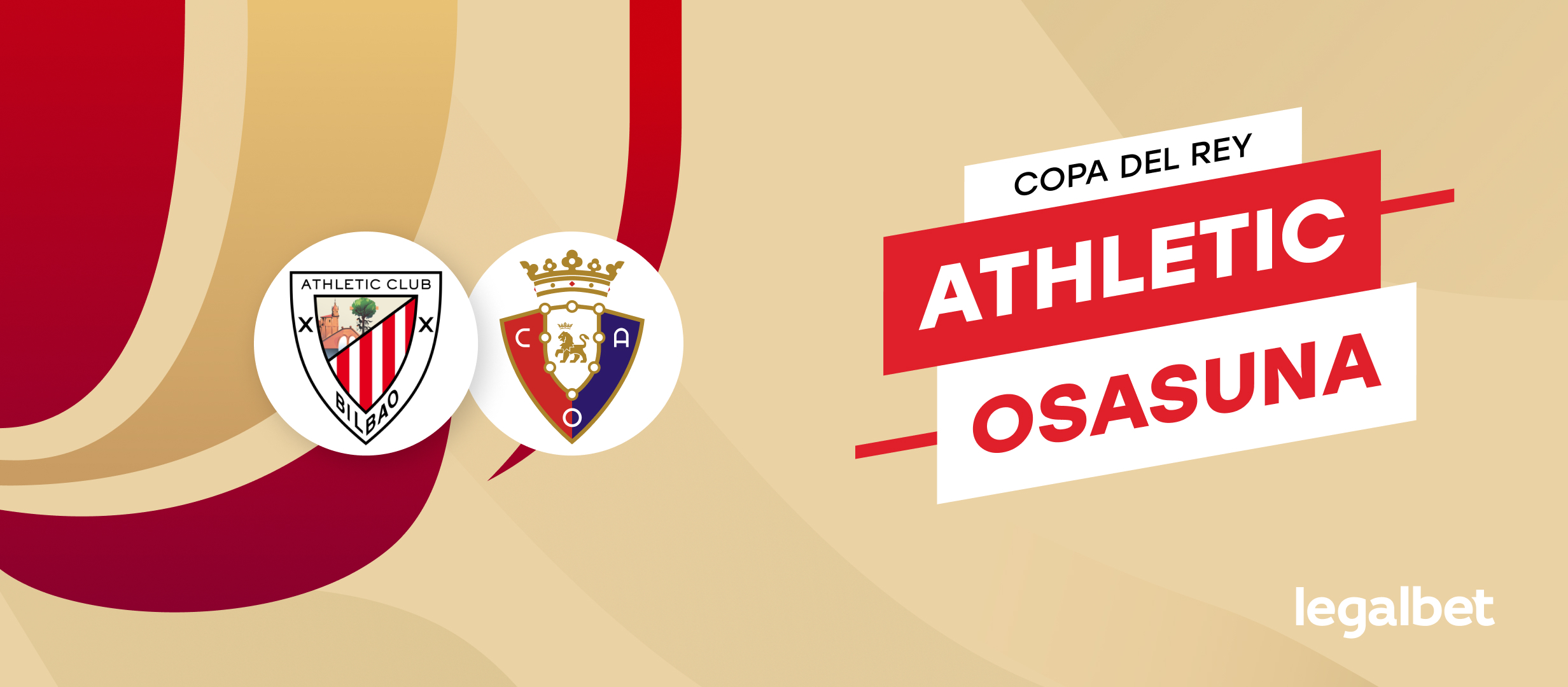 Apuestas y cuotas Athletic - Osasuna, Copa del Rey 22/23