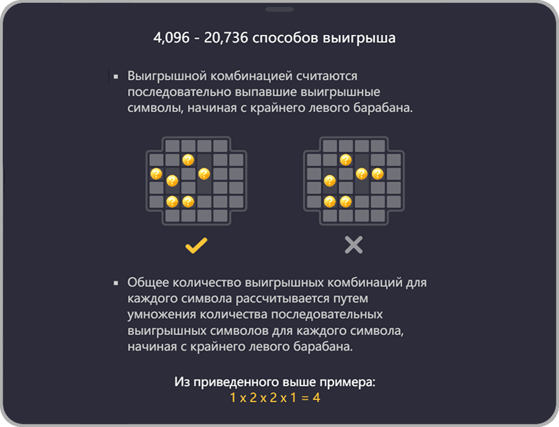 Скриншот с правилами