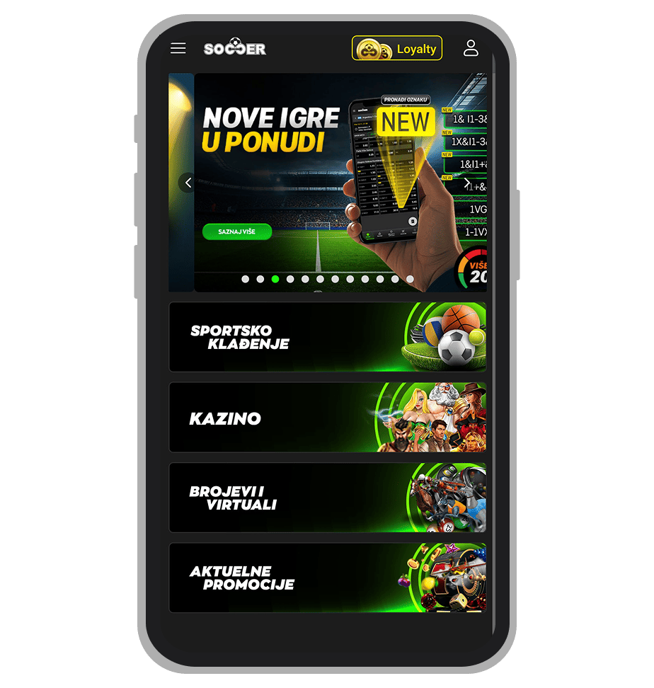 SoccerBet aplikacija