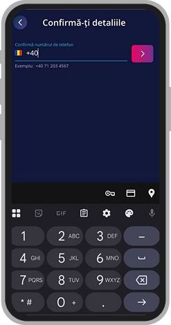 Formular de înregistrare MrBit Casino (a treia parte)