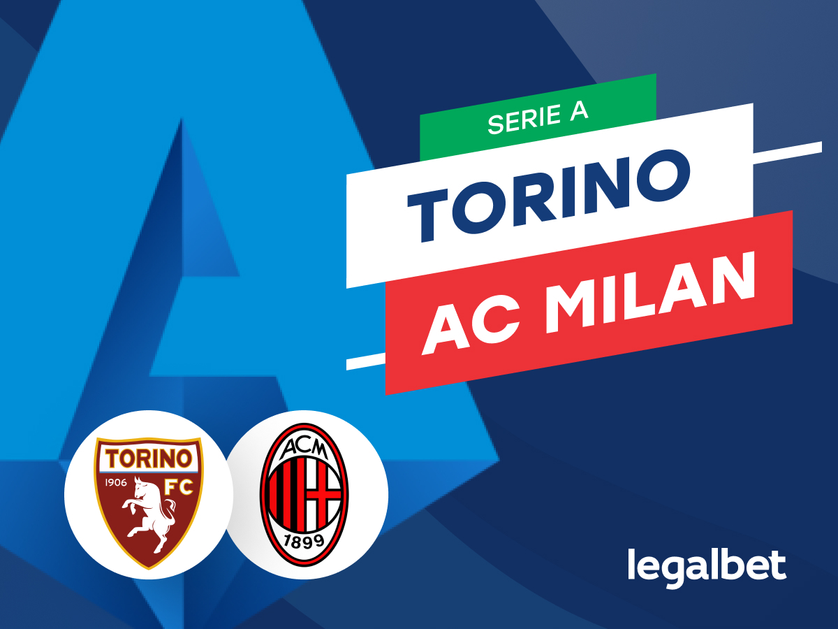 Mario Gago: Apuestas y cuotas Torino - Milan, Serie A 2021/22.