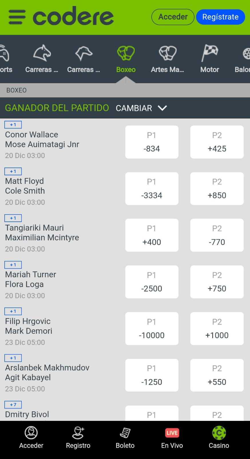 App de Codere