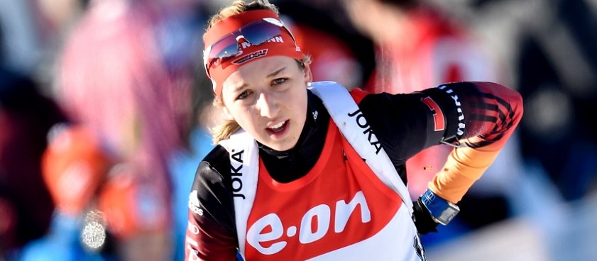 Biatlon:Franziska Preuss v Maren Hammerschmidt. Pontul lui Gavan