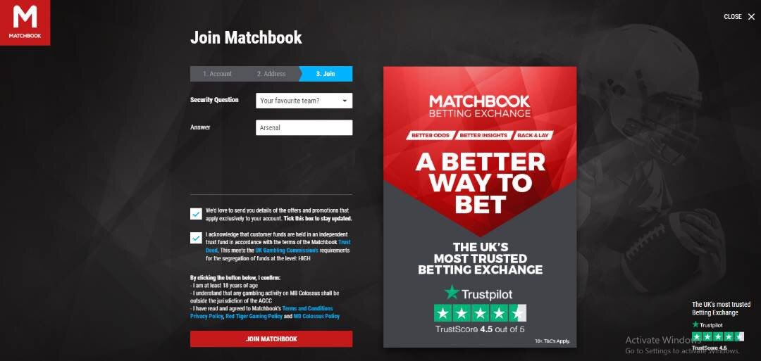 Matchbook Sportsbook