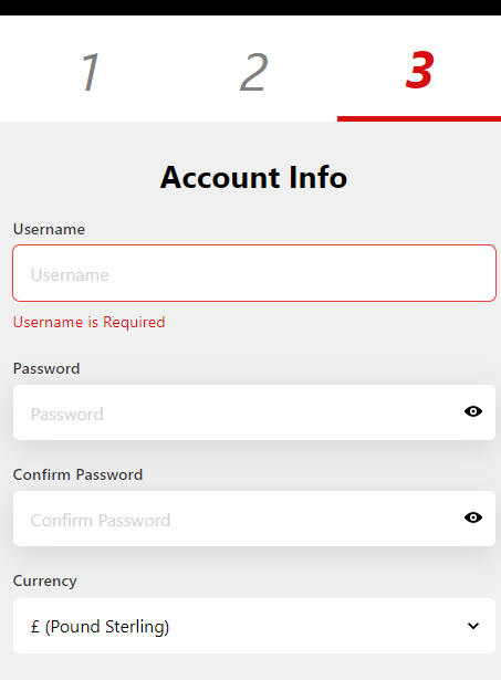 Enter your login credentials