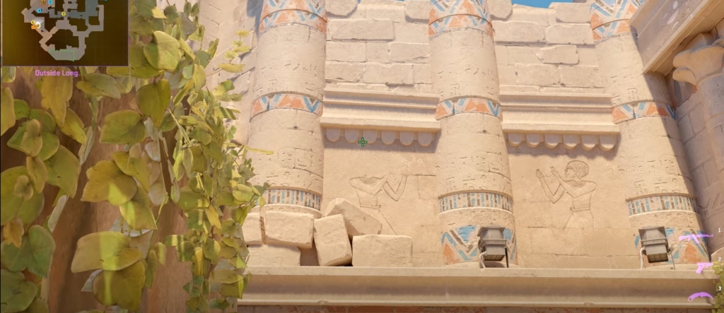 Базовый смок с руин на левую часть плента B