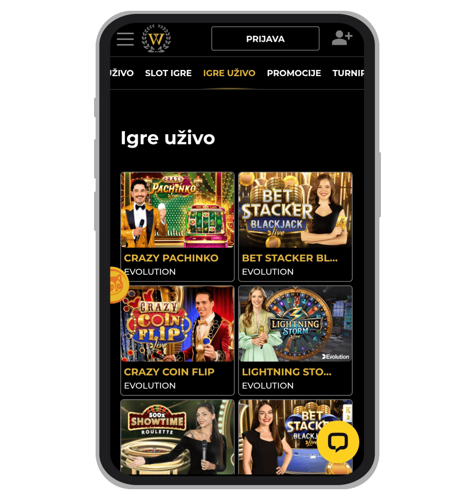 Winnerbet igre uživo