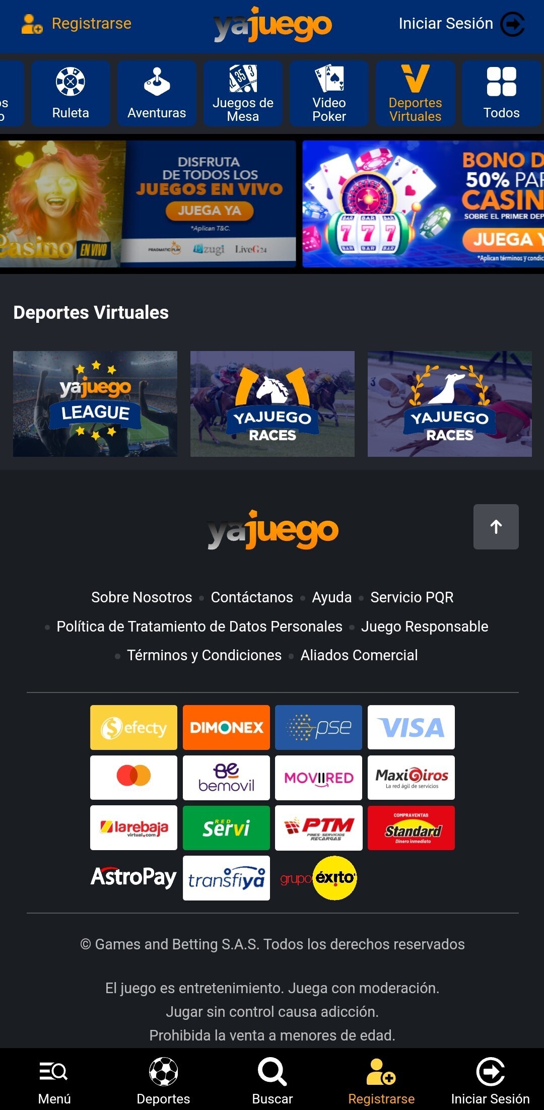 Deportes virtuales