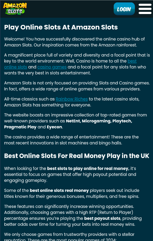 Info about slots