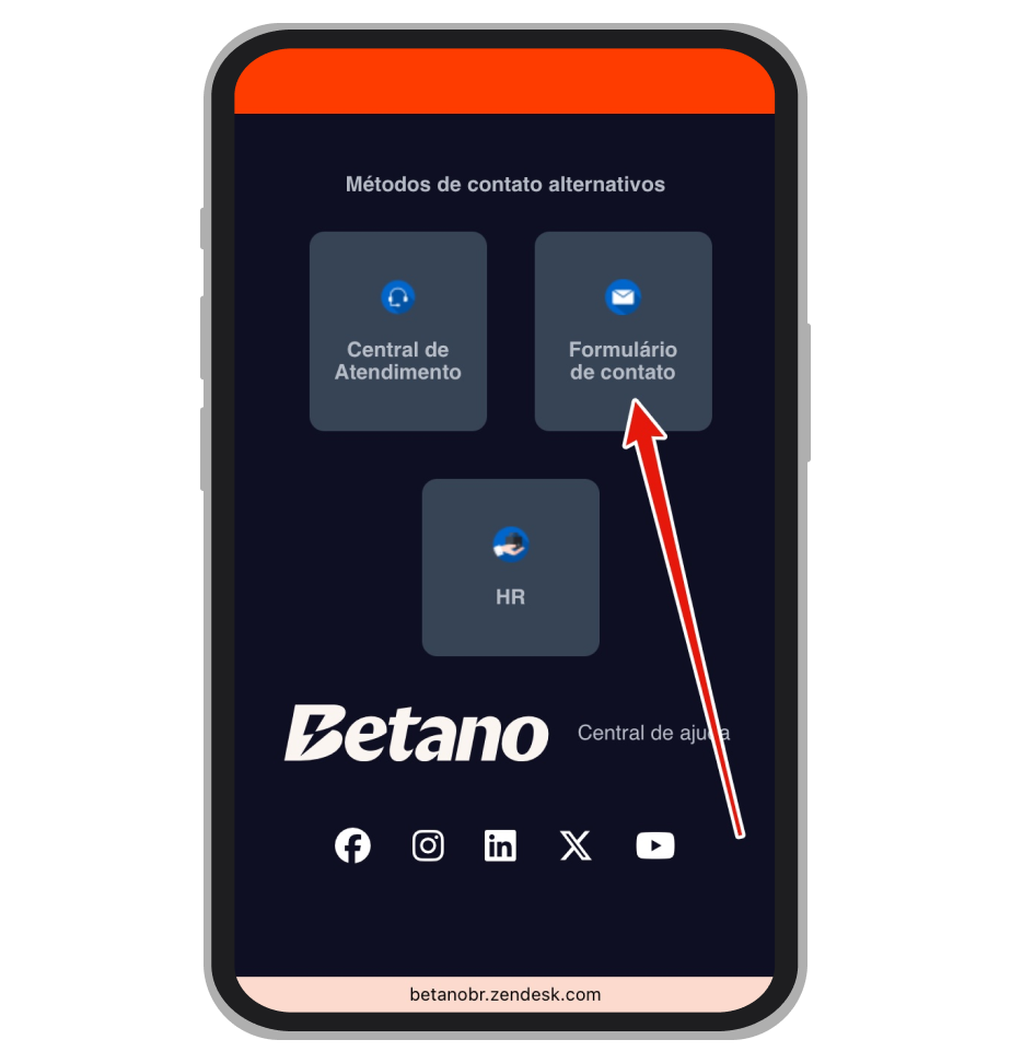 Formulário de contato