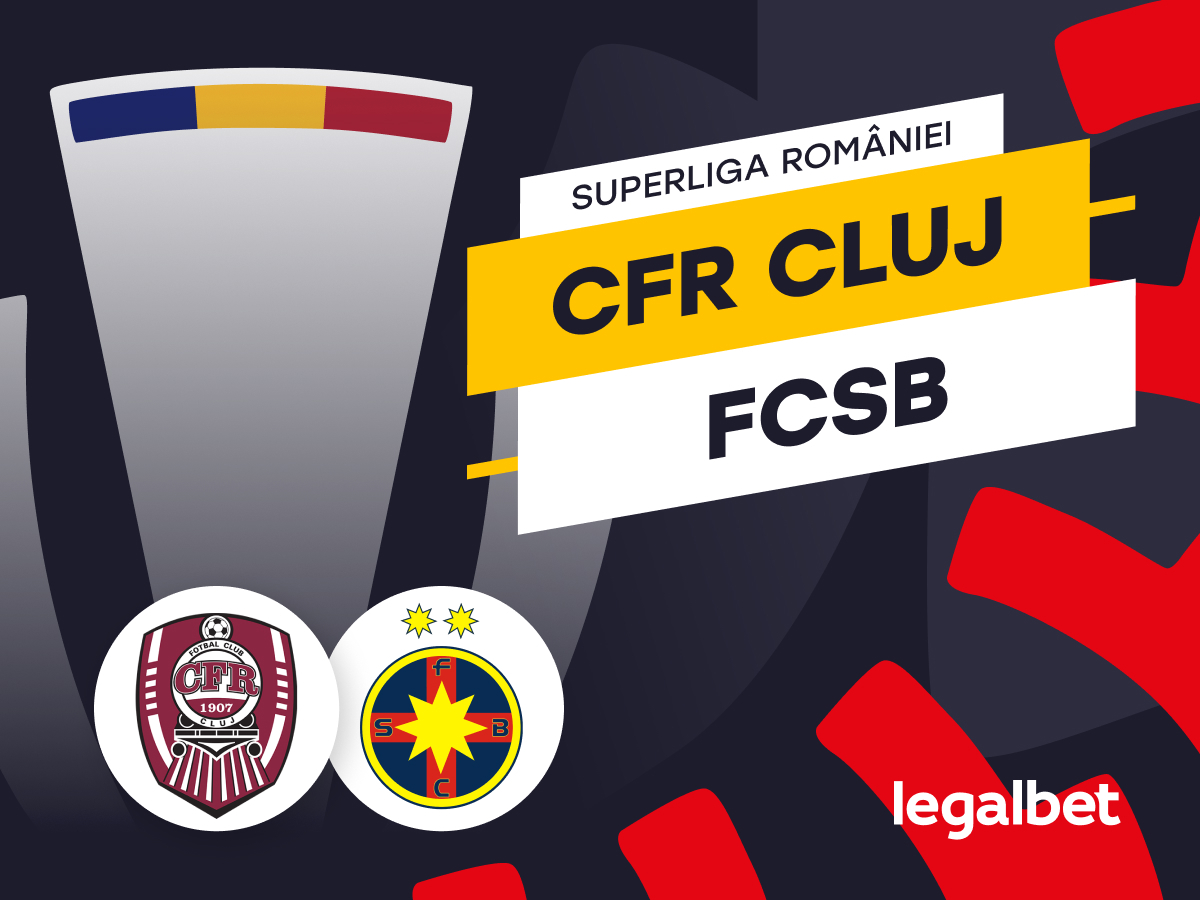 CFR Cluj - FCSB: Pronosticuri și cote la pariuri