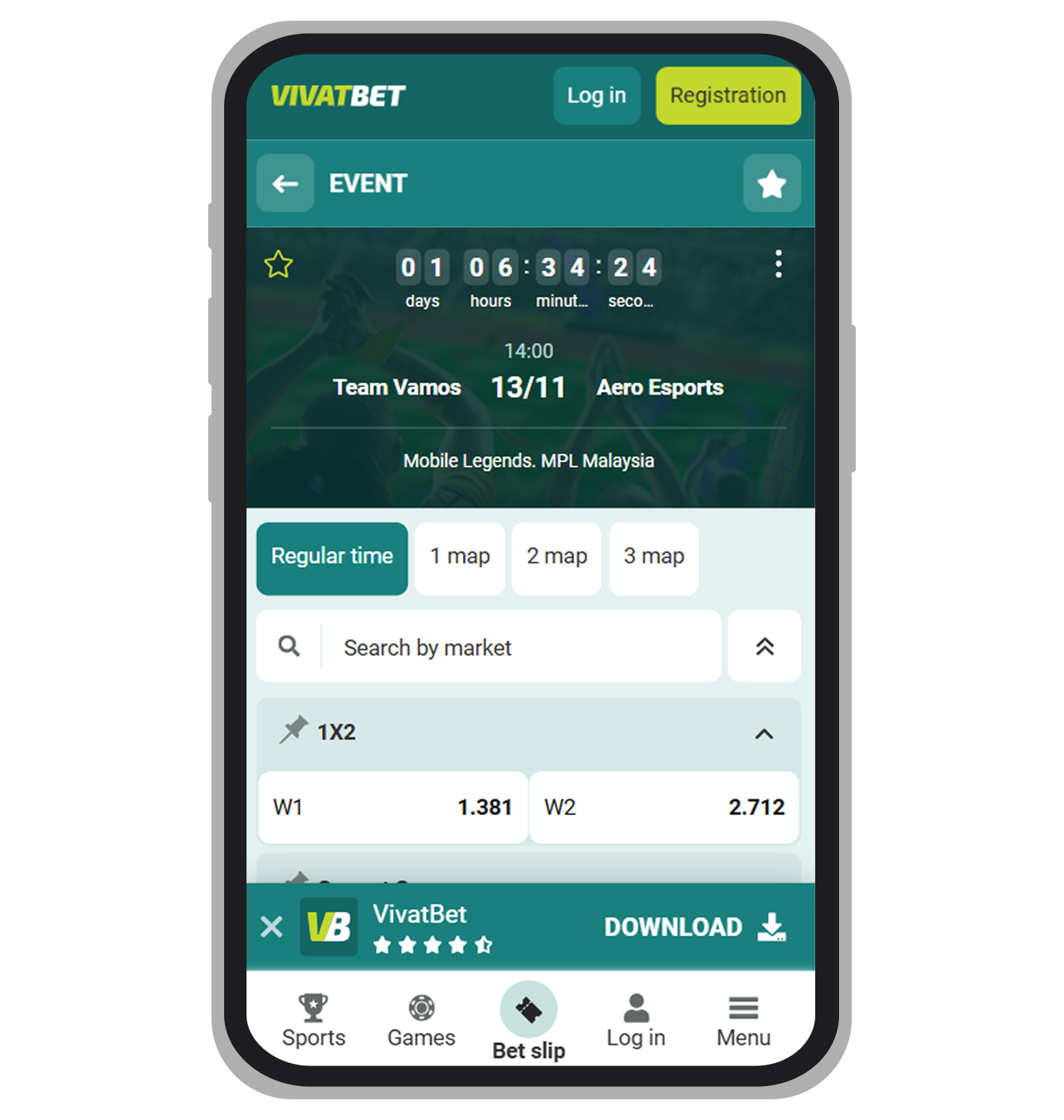 VivatBet Esports klađenje