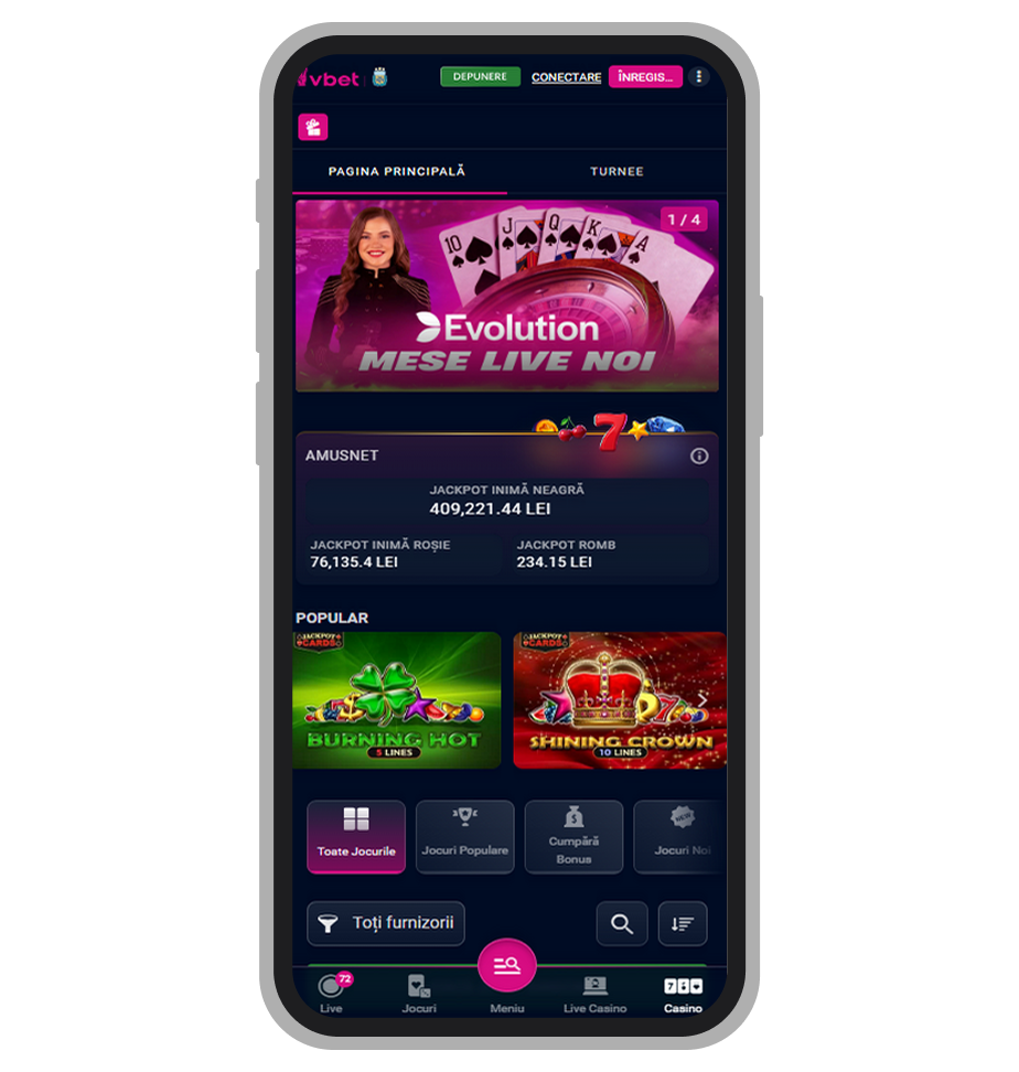 Platforma online Victorybet Casino