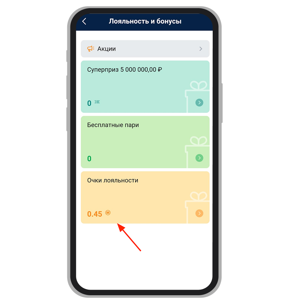 Очки лояльности