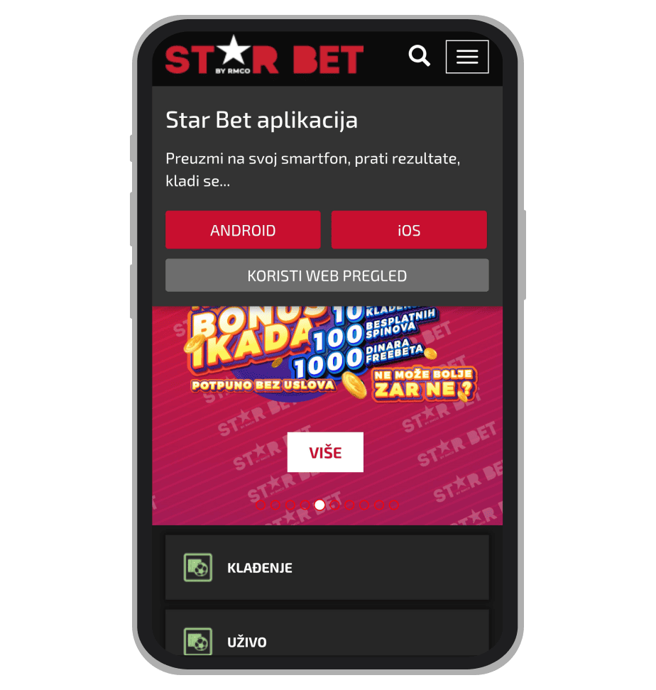 StarBet linkovi za download aplikacije