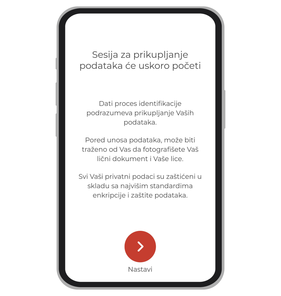 Početna stranica verifikacije