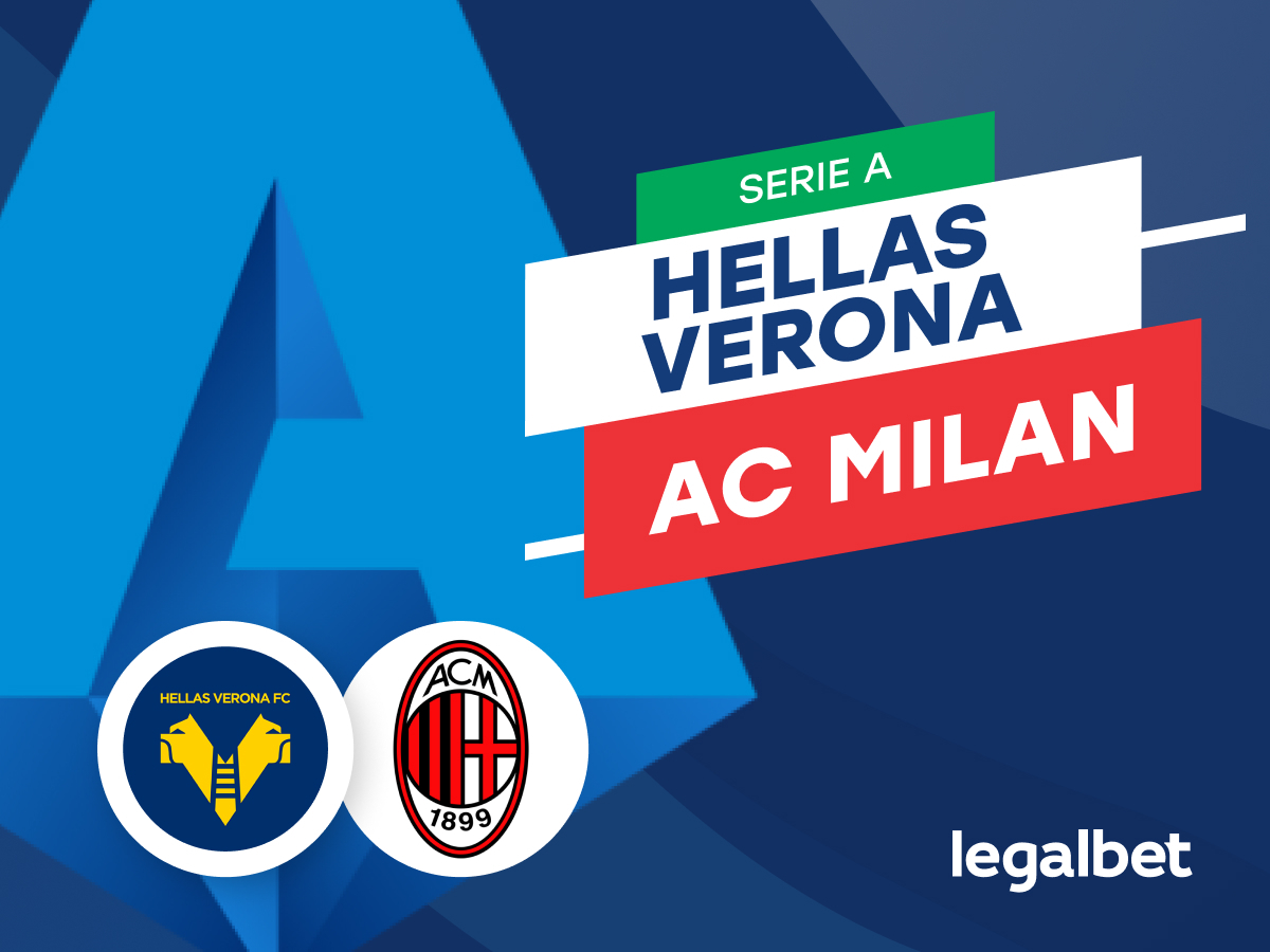 Mario Gago: Apuestas y cuotas Verona - AC Milan, Serie A 2021/22.