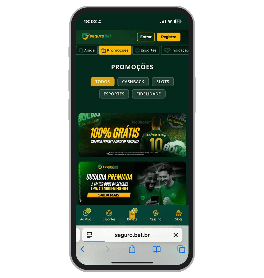 As promoções da Segurobet