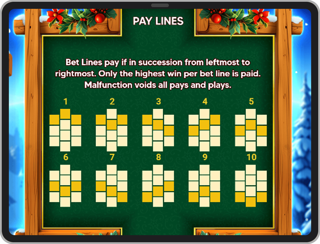 Скриншот с правилами