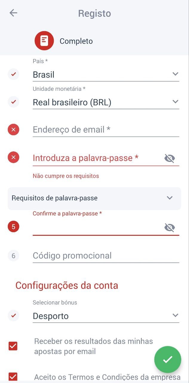 Processo de registro