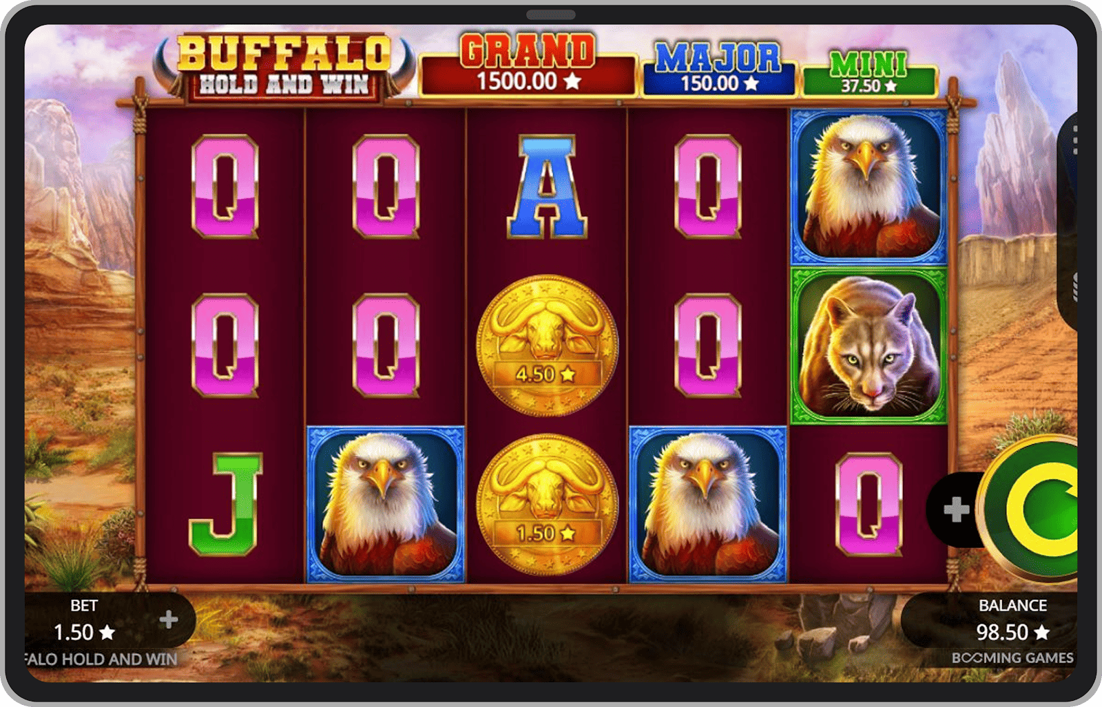 Buffalo Hold and Win (Booming Games)