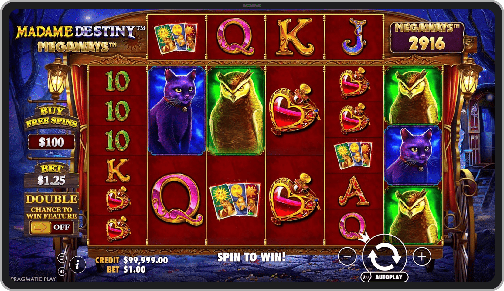 Madame Destiny Megaways