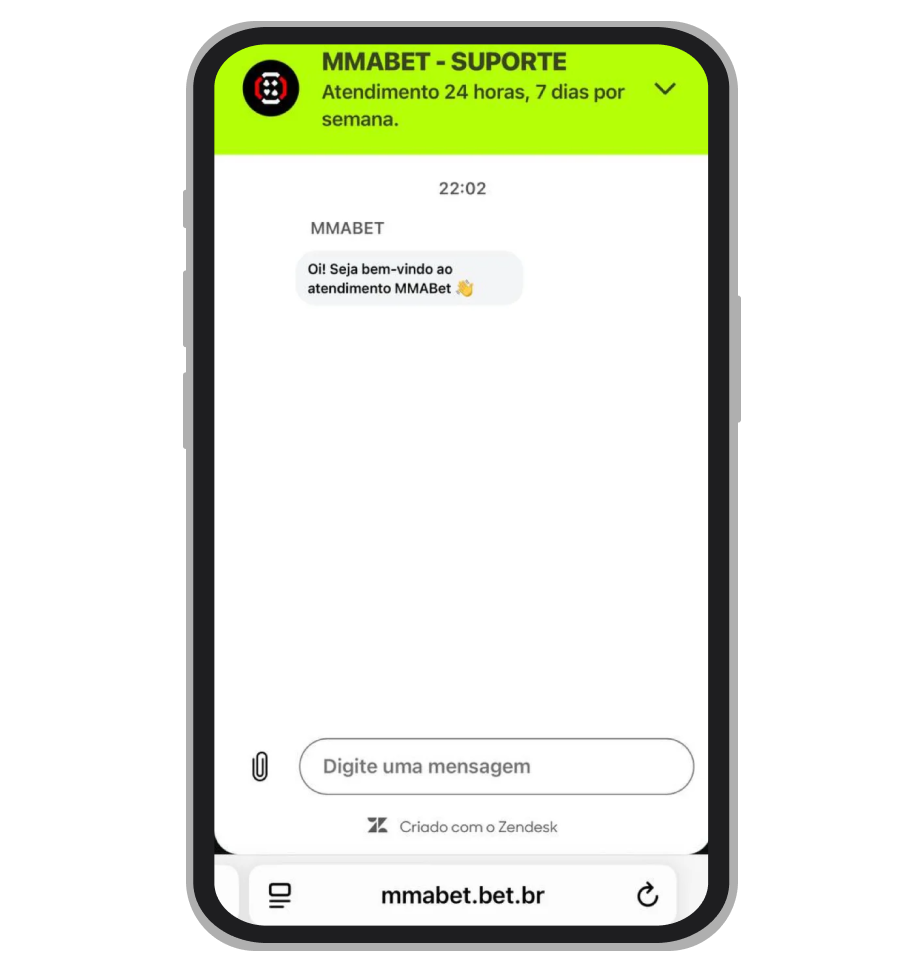 Chat ao vivo da MMABet