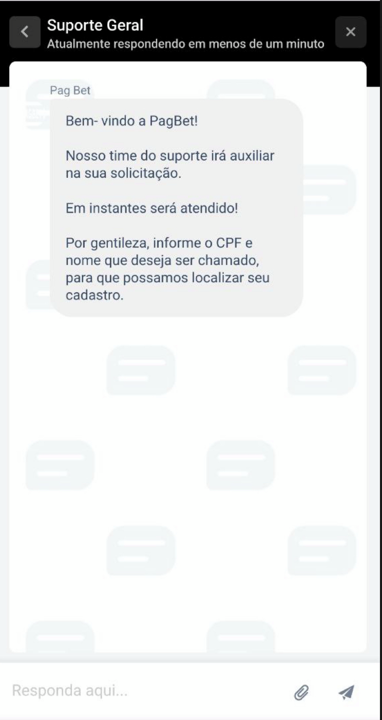 Informe o CPF para começar o atendimento