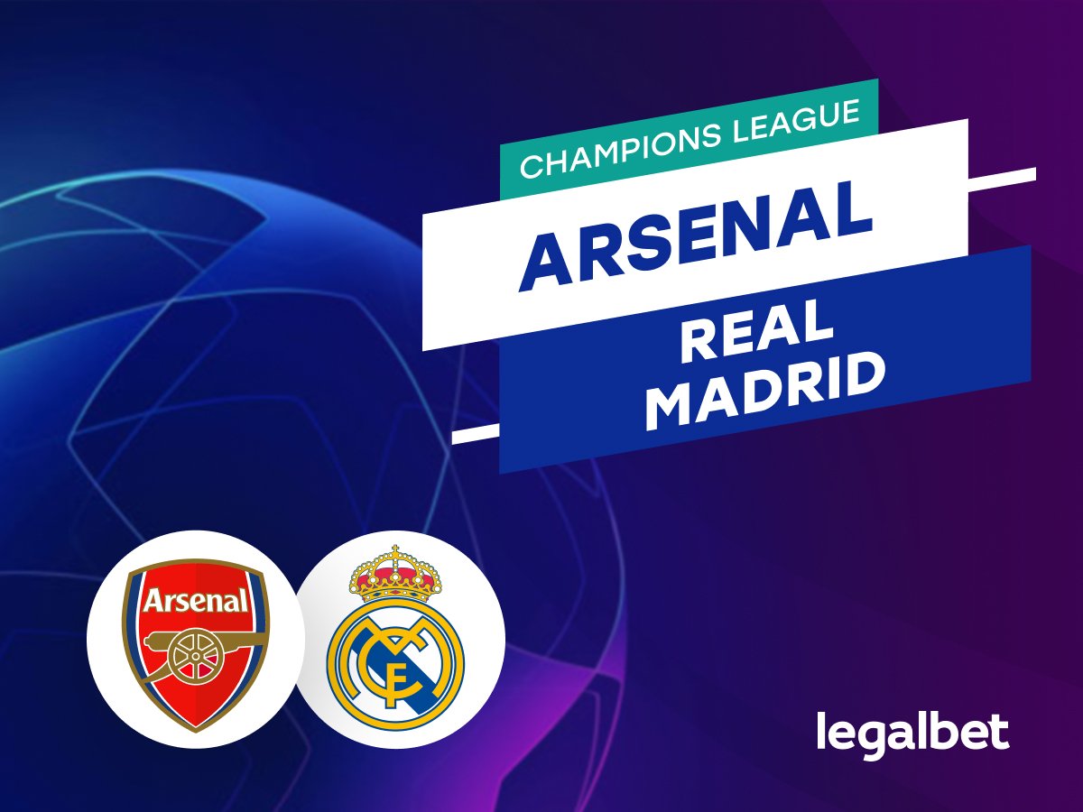 Legalbet.es: Arsenal vs Real Madrid: pronóstico para el partido de la Champions League del 8 de abril.