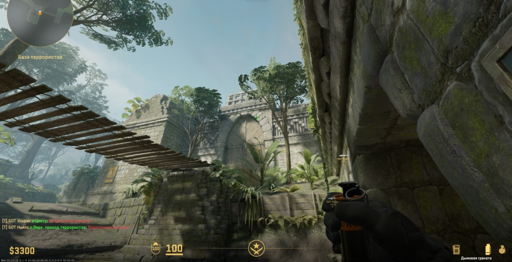 Смок на пончик со стороны атаки