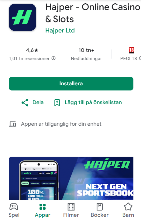 Google Play-sida