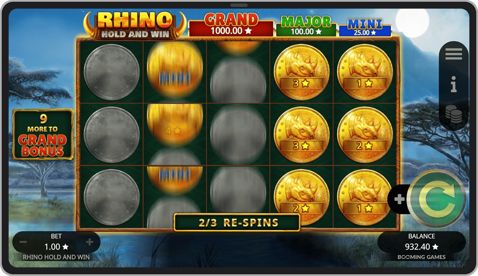 Hold&Win Bonus